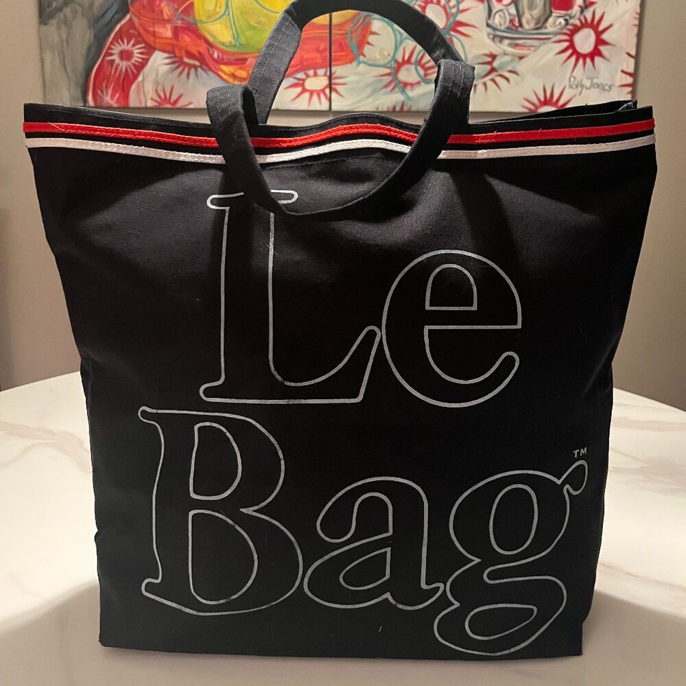 Vintage Le Bag Navy Canvas Tote